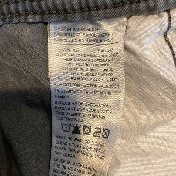 Denizen Levi’s Extra Small Flat Front Jogger Pant Drawstring Waist Elastic - Picture 6 of 7